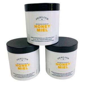 Perlier Royal Jelly Honey Miel Revitalizing Cream 3 Pack 16.9 oz New Sealed